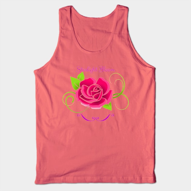 Starlight Bloom Tee Tank Top by jennifersoldner